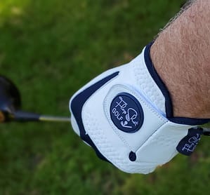 White on Navy Blue Tour Series Golf Glove FGGG01 (2)